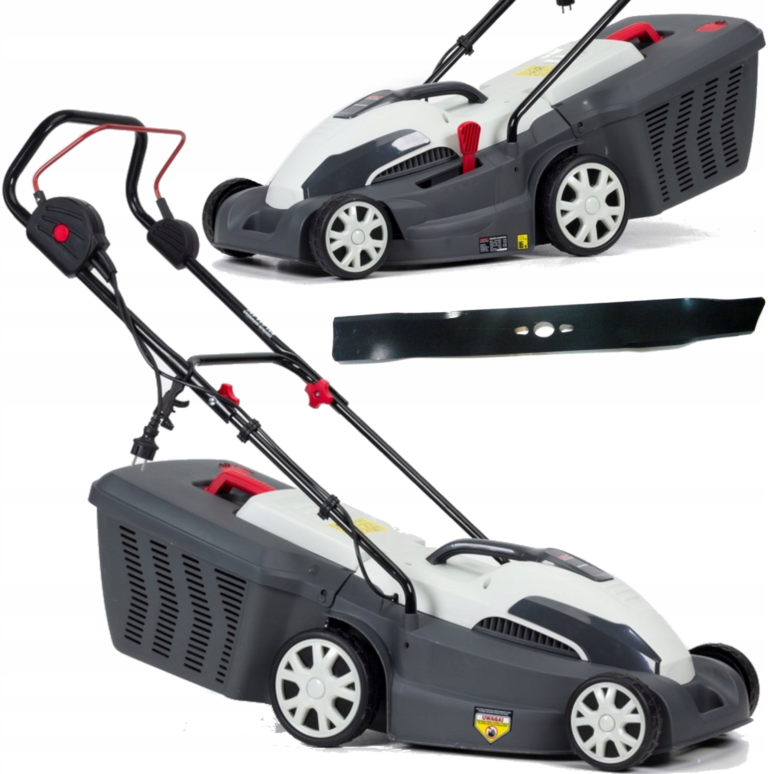 NAC 1600 W elektrická kosačka na trávu 45 l
